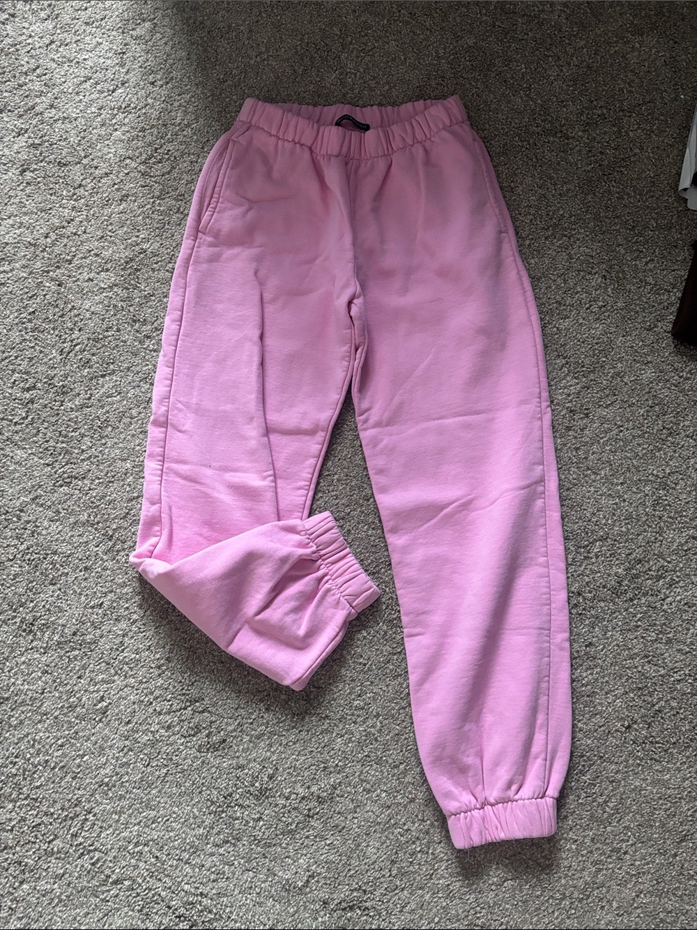 Brandy Melville Light Pink Kids Jogger Sweatpants
